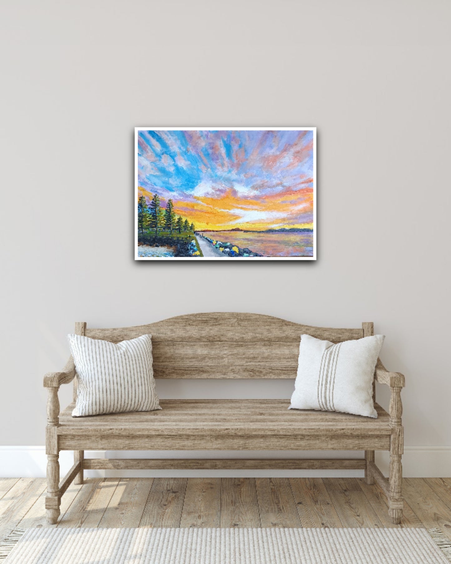 Sunset Port Macquarie breakwall